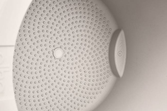 june split high 46cm bianco lino